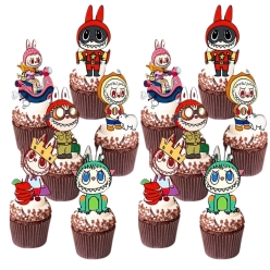 Labubu Cupcake Toppers 12pk